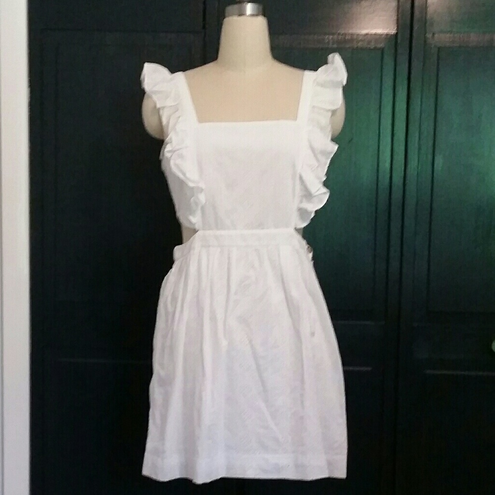 Madewell Pinafore White Dress